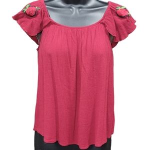 Vertiche off the shoulder short sleeve blouse Size S